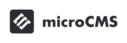 株式会社microCMSのロゴ